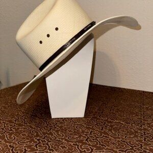 Stetson Classic Liano Rancher 10X Straw Natural Cream Oval Cowboy Hat